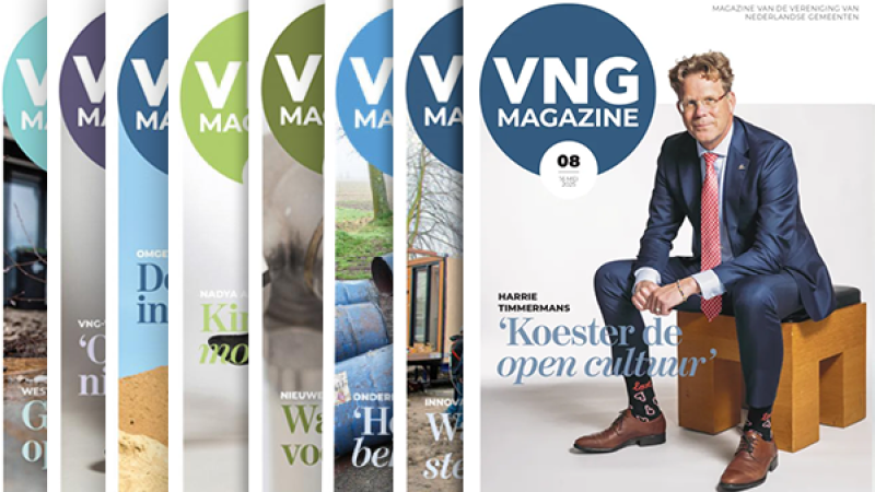Omslagen VNG Magazine met nummer 8 uitgelicht