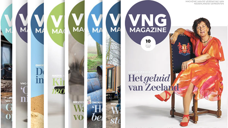 VNG Magazine waaier met nummer 10