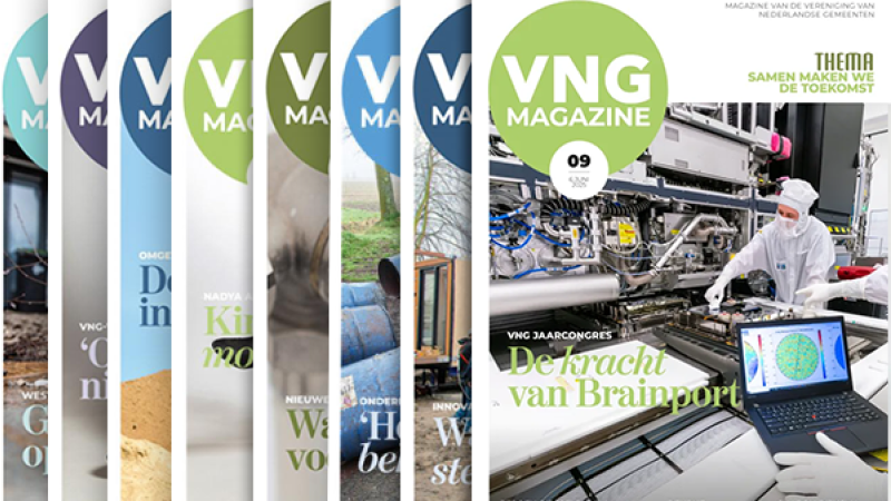 Omslagen VNG Magazines