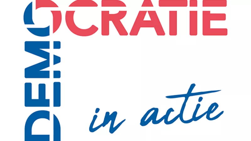 logo van democratie in actie