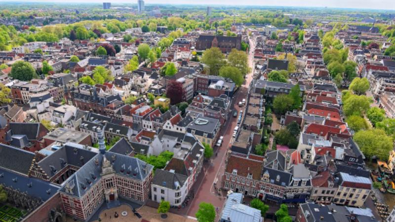 Luchtfoto stad
