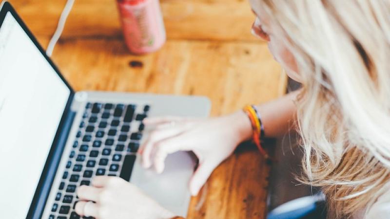 Webinar laptop