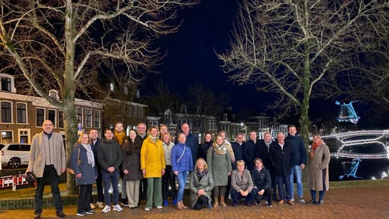 groepsfoto van de deelnemers bijeen in Dokkum