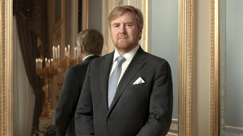 portret van Koning Willem-Alexander