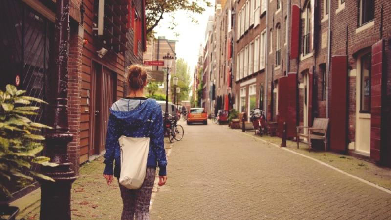 Jongere in Amsterdam