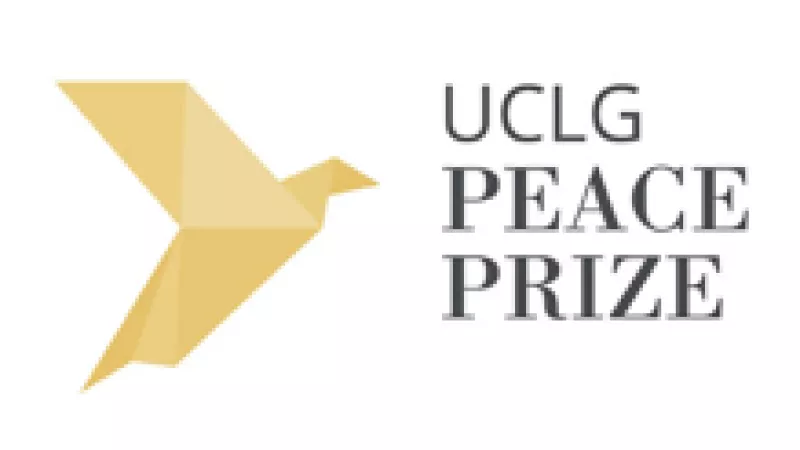 Logo van de UCLG Peace Prize