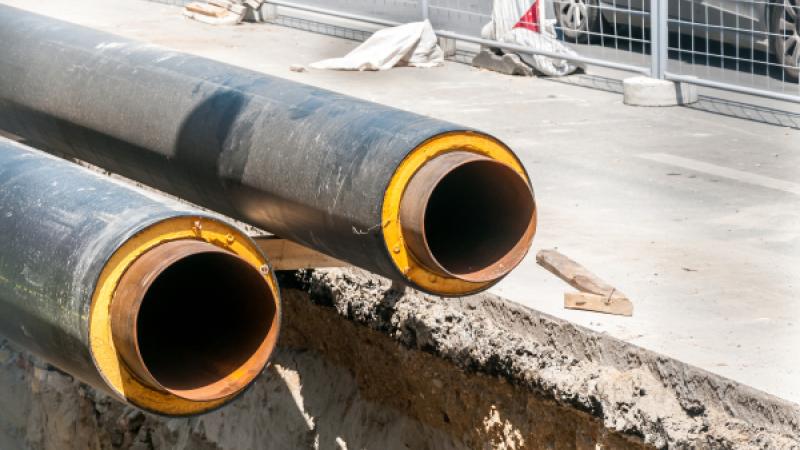 Buizen voor stadsverwarming
