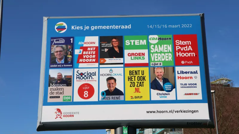 Gemeenteraadsverkiezingen 2022 Hoorn
