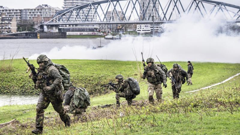 Oefening Defensie in Nijmegen