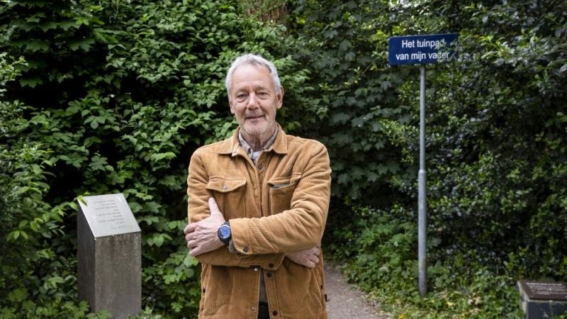Peter Gevaert bij het Tuinpad