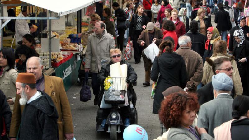 mensen op de markt