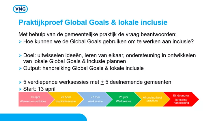 Praktijkproef Global Goals & Lokale Inclusie