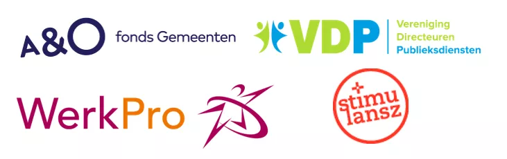 logo's van A&O, VDP, WerkPro en Stimulansz