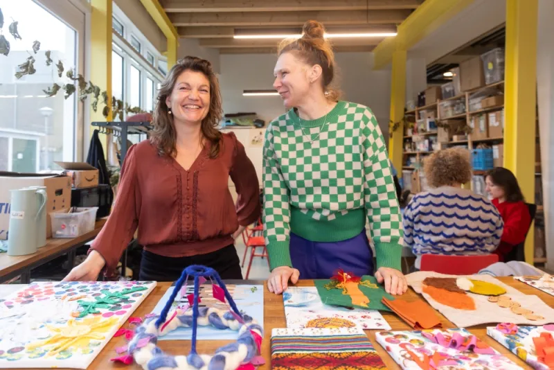 Links Marike Soeterik en rechts Willemijn Voerman
